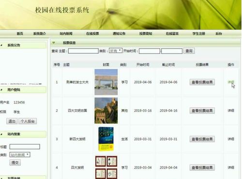計算機畢業設計java ssm校園在線投票系統 源碼 系統 mysql數據庫 lw文檔